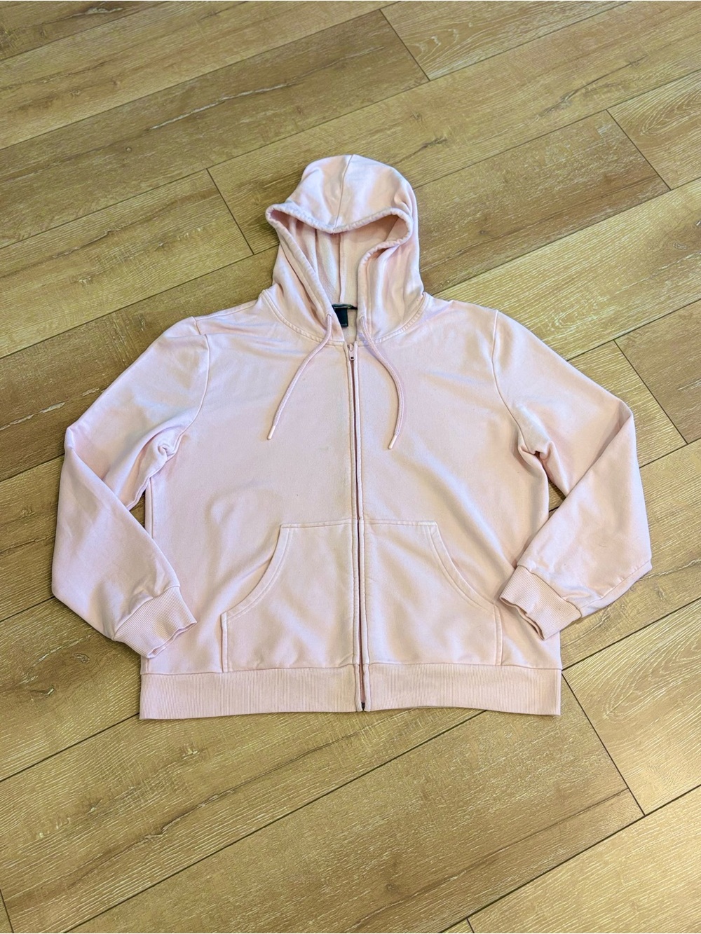Eddie Bauer Women’s Pink Full Zip Fleece Lined Hoodie‎ Large Soft Casual
